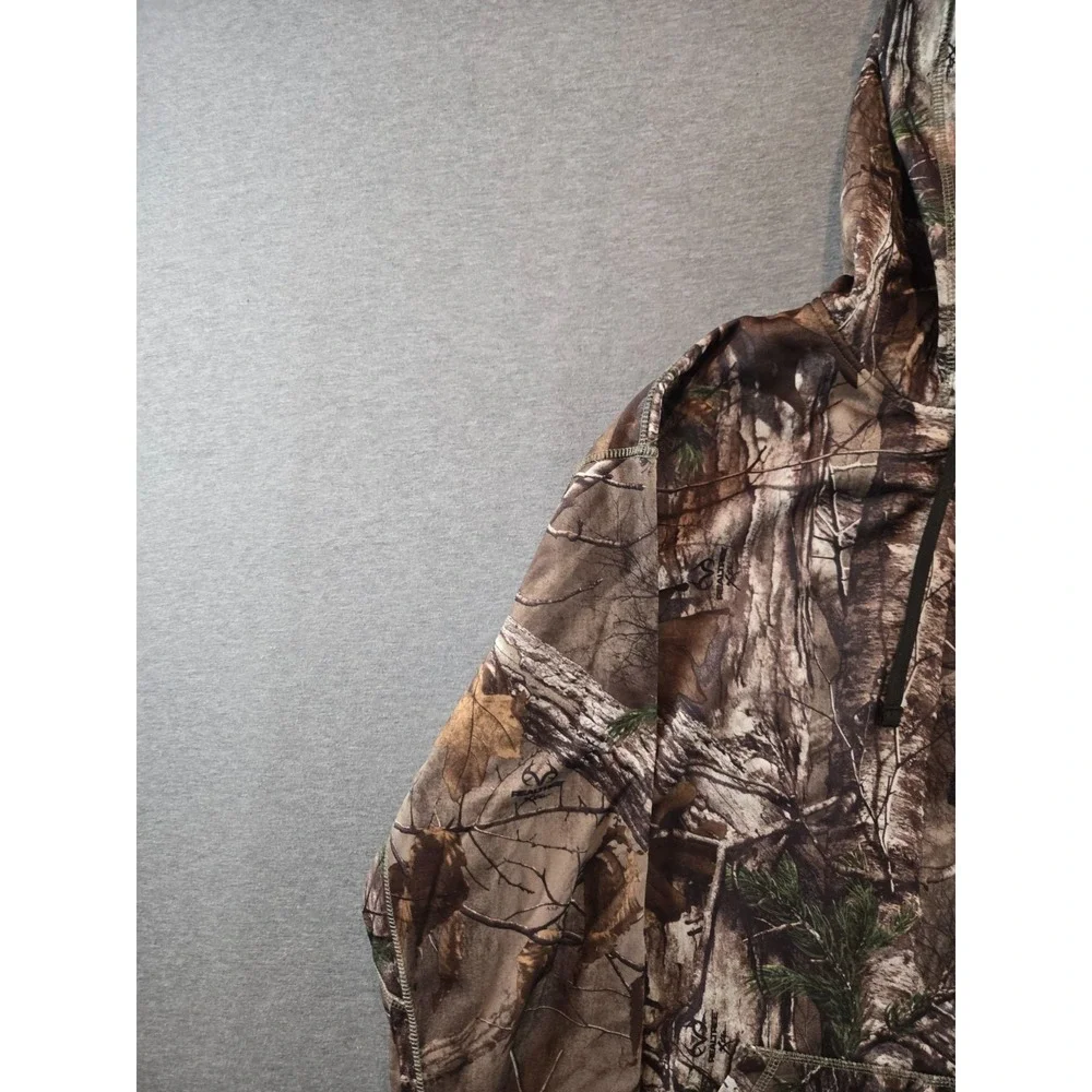 New England Patriots x‎ Dunbrooke Realtree Xtra Hoodie Mens 2XL Camo Sweatshirt